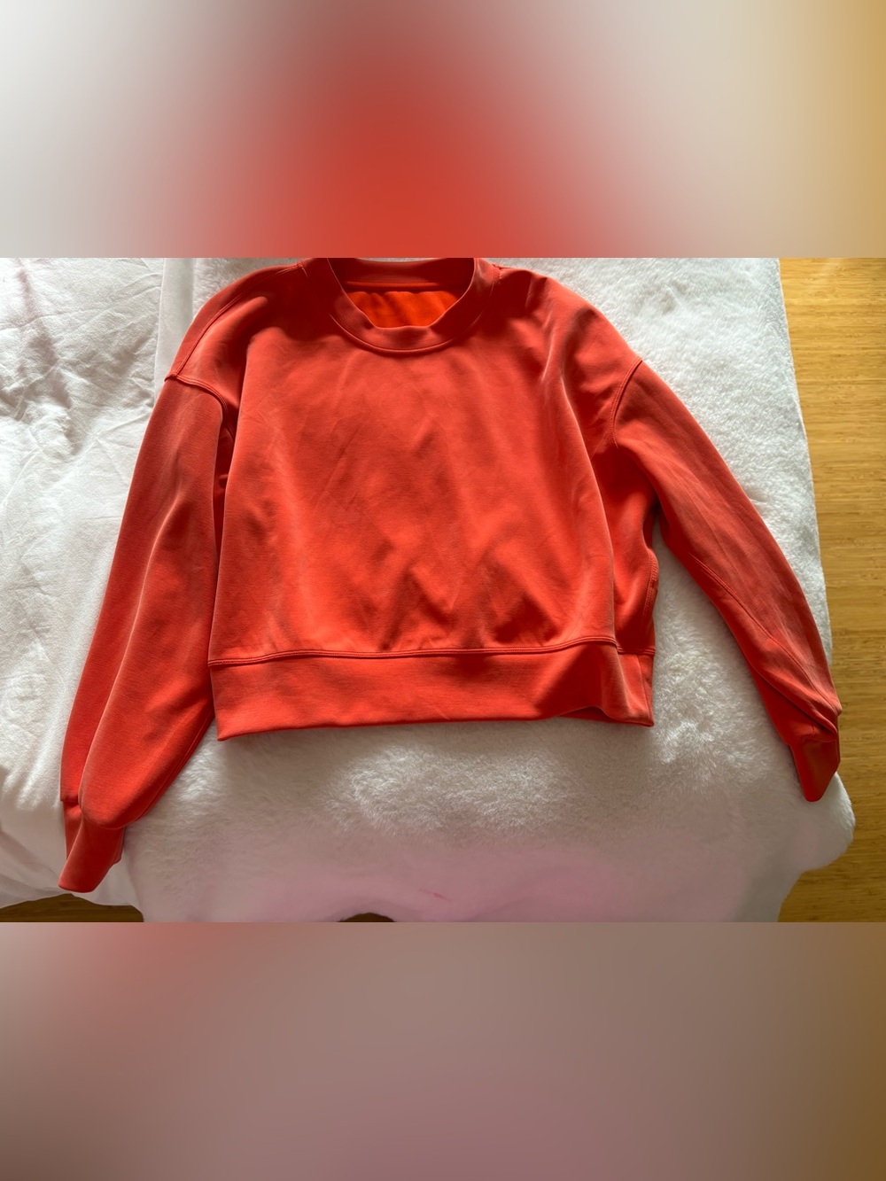 Lululemon Softstream Orange Pullover